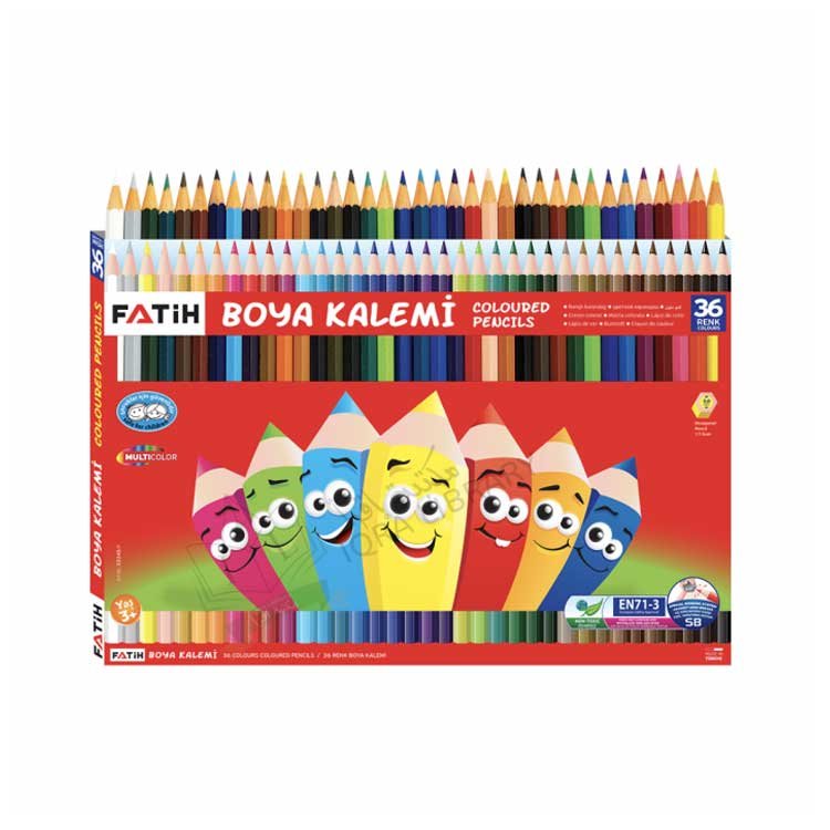 36 color pencils set