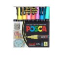 POSCA 8-Color Paint Marker Set, PC-3M 0.9-1.3 MM مجموعة أقلام تلوين 8 ألوان من بوسكا