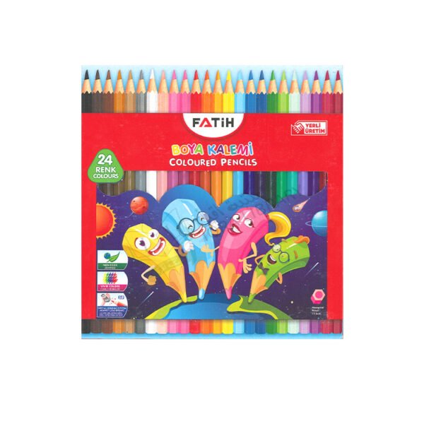 Fatih Coloured Pencil 24 Color