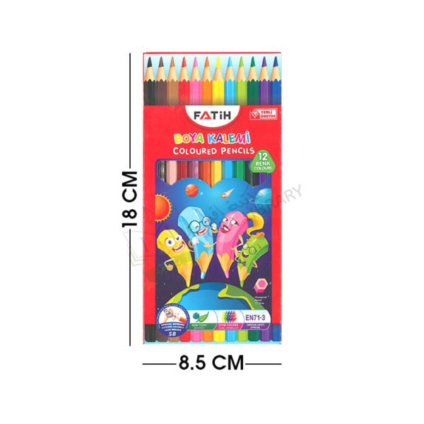 Fatih Coloured pencils 12 colors