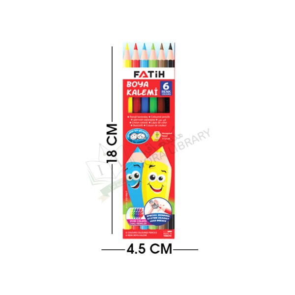Fatih colored pencils 6 colors