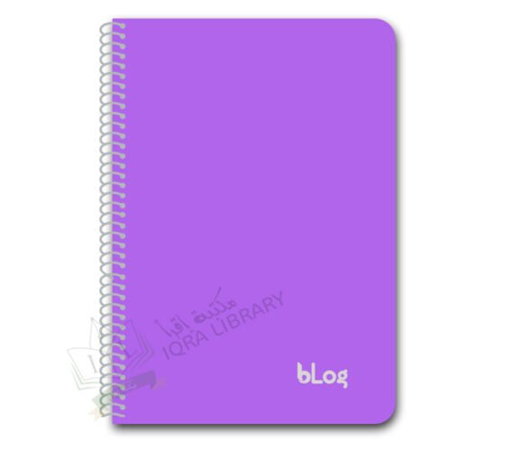 bLog Notebook A4 size 150 Sheet Line ( Assorted Color بألوان متنوعة ) دفتر بلوج A4 مقاس 150 ورقة سطر